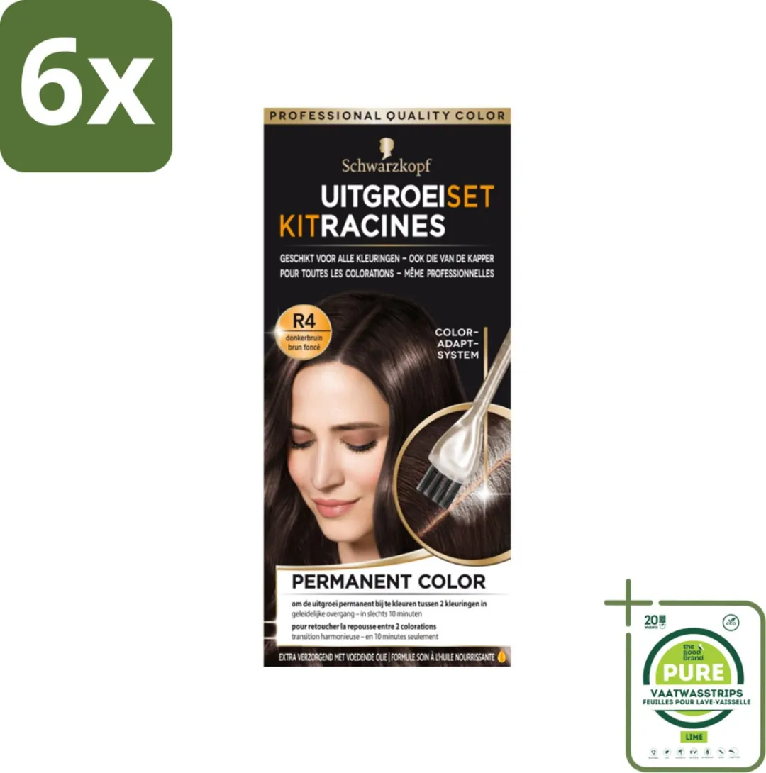 Schwarzkopf Uitgroeiset Donkerbruin