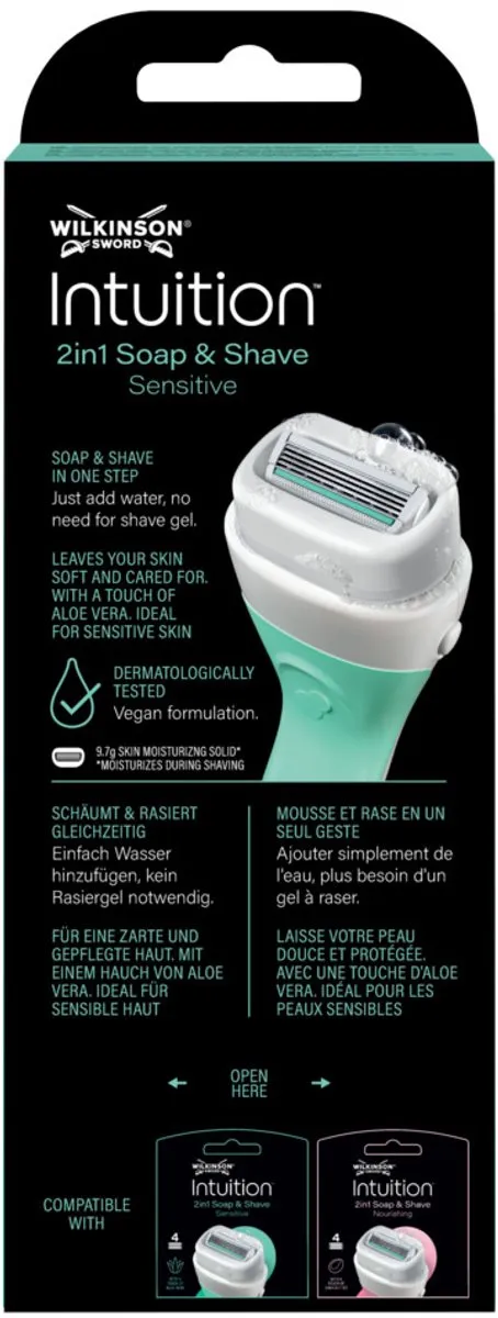 Wilkinson Intuition 2in1 Scheersysteem - 3x Voordeelverpakking - afbeelding 6 van 6