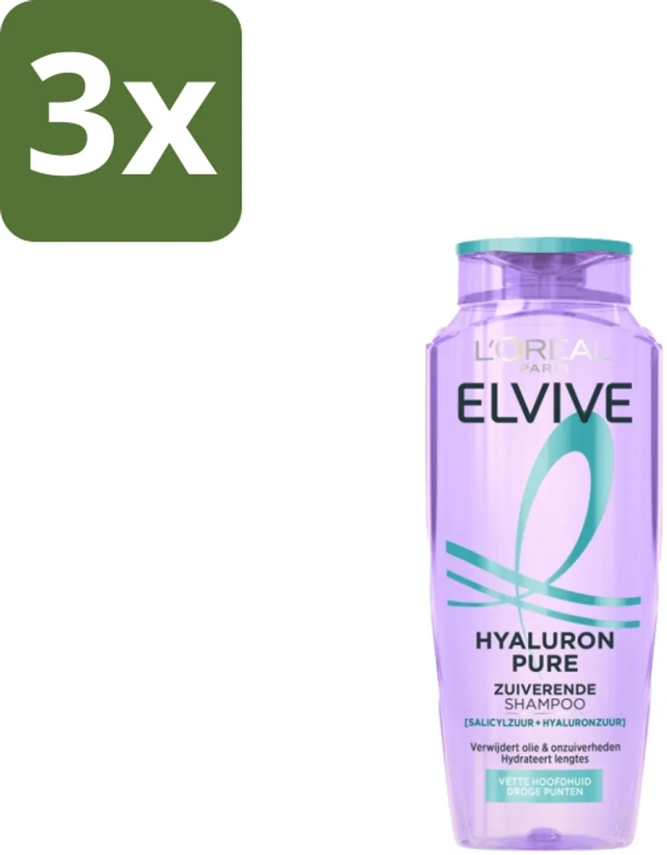 L'Oréal Paris Elvive Hyaluron Pure Shampoo 750ml