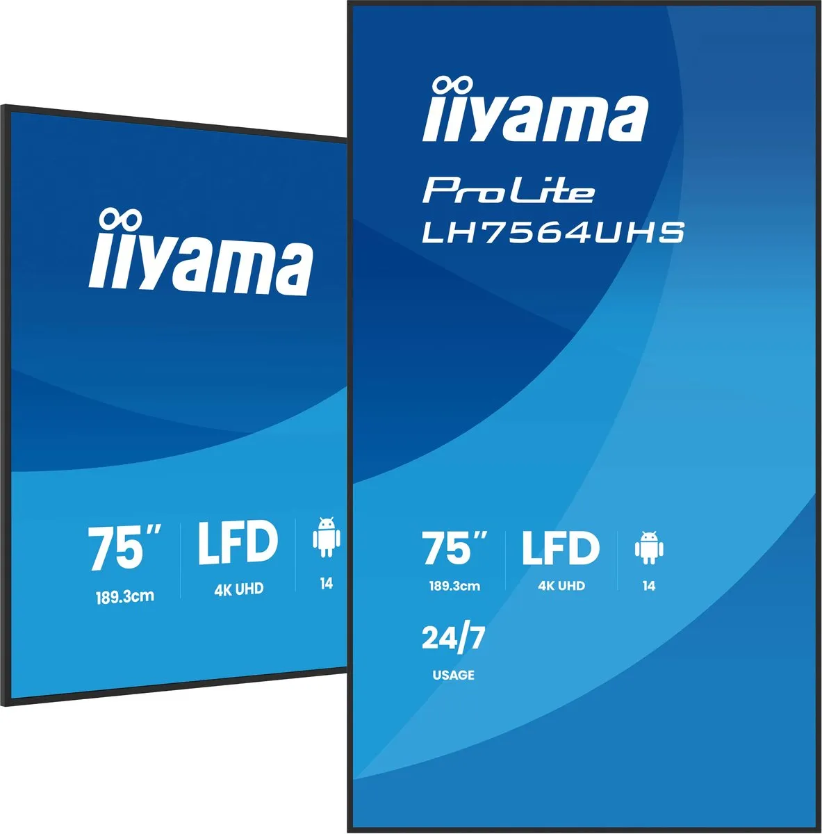 iiyama LH7564UHS-B1AG Monitor 75" 4K Ultra HD