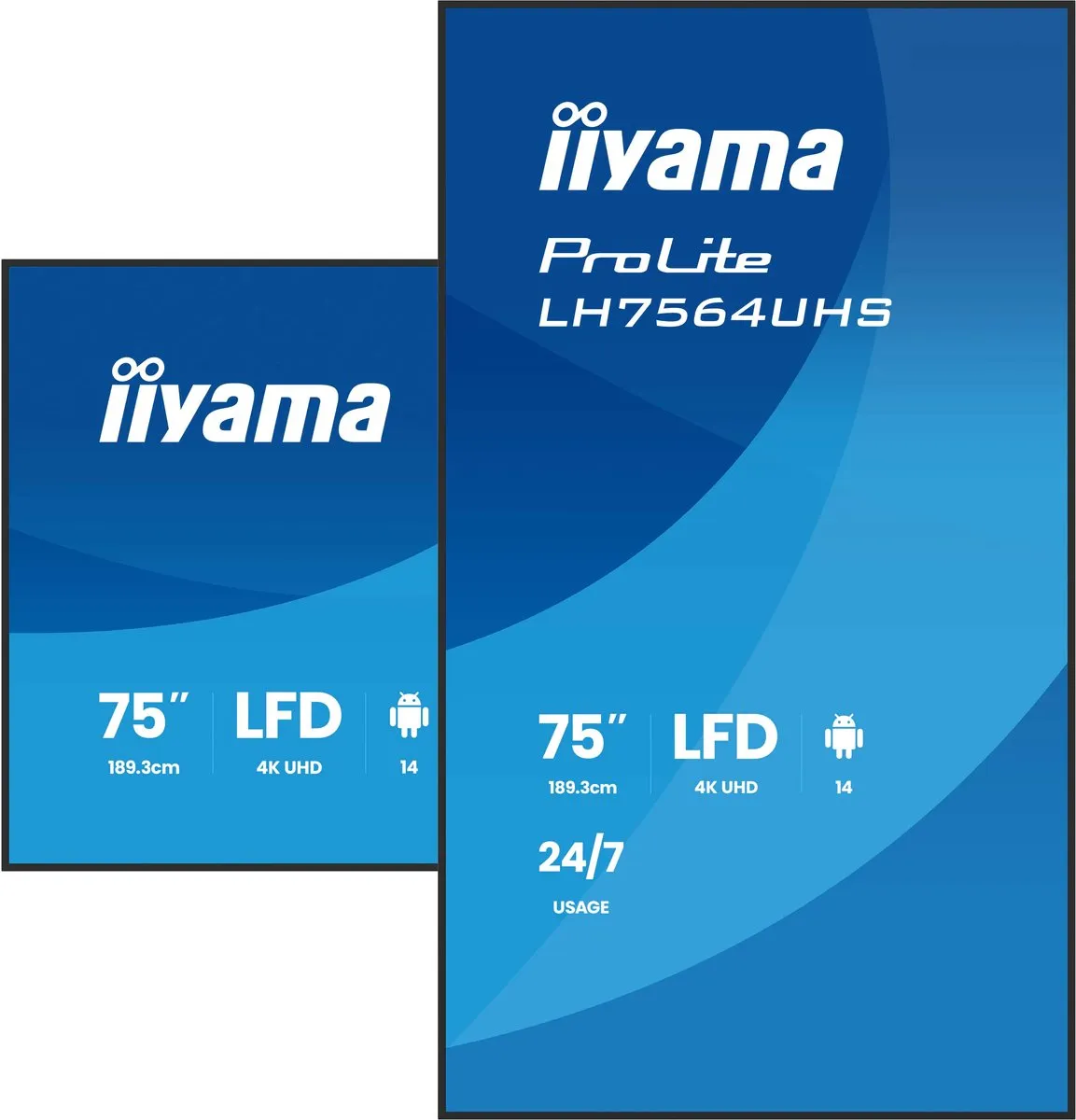 iiyama LH7564UHS-B1AG Monitor 75" 4K Ultra HD