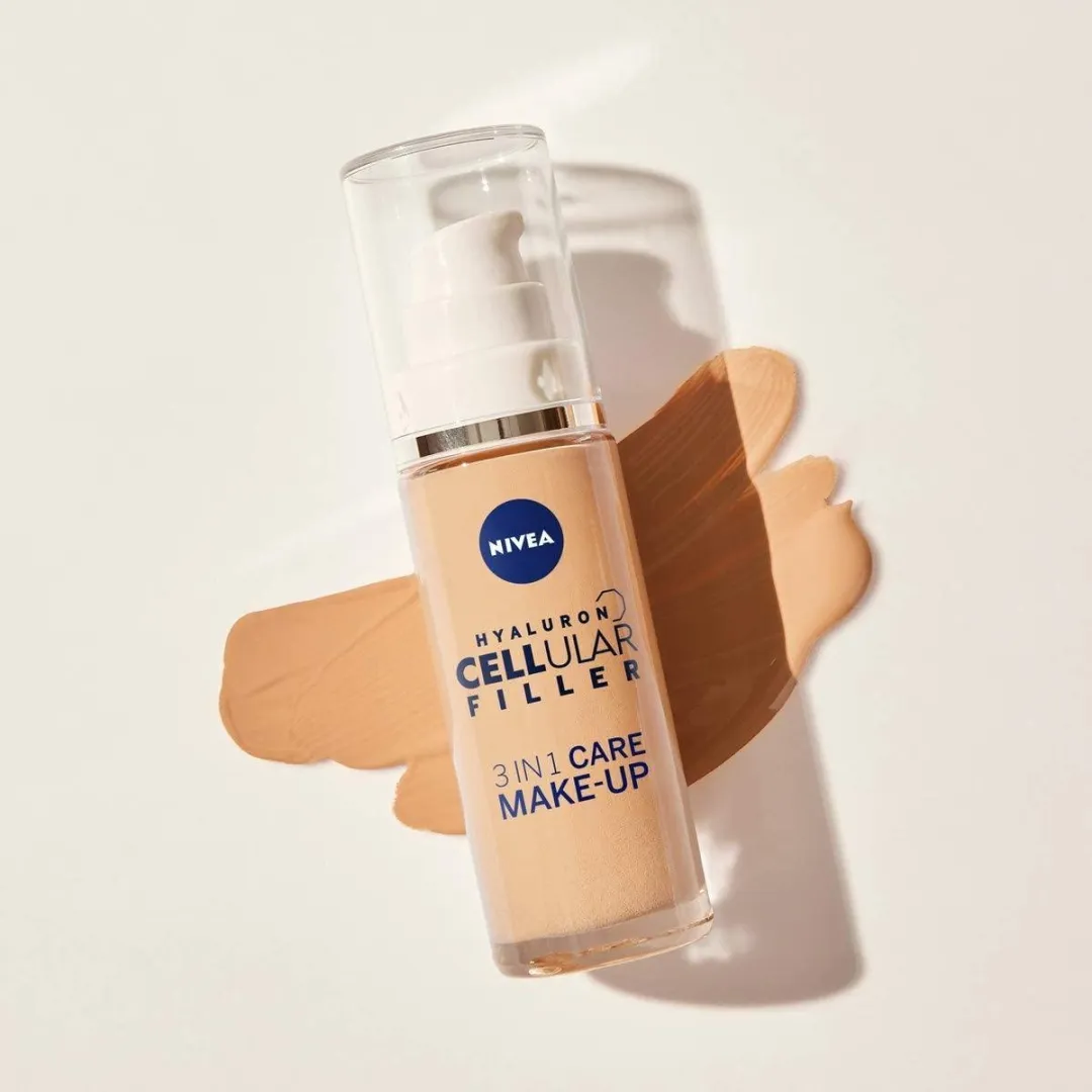 NIVEA Hyaluron Cellular Filler 3-in-1 Make-up - 30ml - Medium