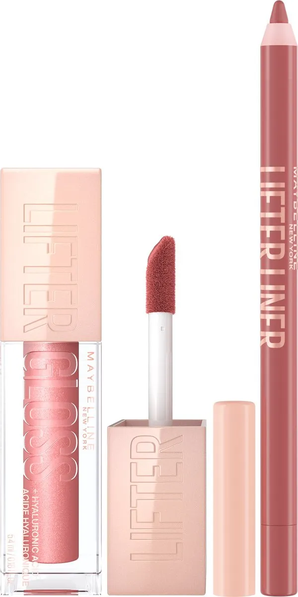Maybelline Lifter Gloss 3 Moon + Lifter Liner Big Lift