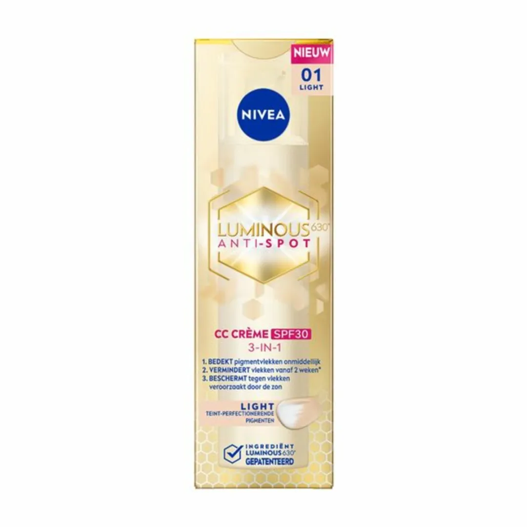 NIVEA Cellular LUMINOUS630 CC Crème SPF 30 - 40ml - Light - 7 Stuks