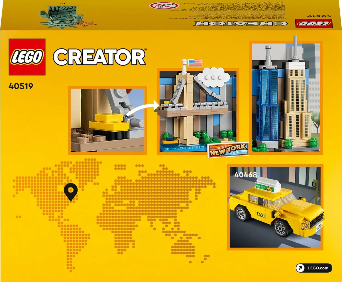 LEGO Creator New York Ansichtkaart 40519 - 253 Stukken - Meerkleurig
