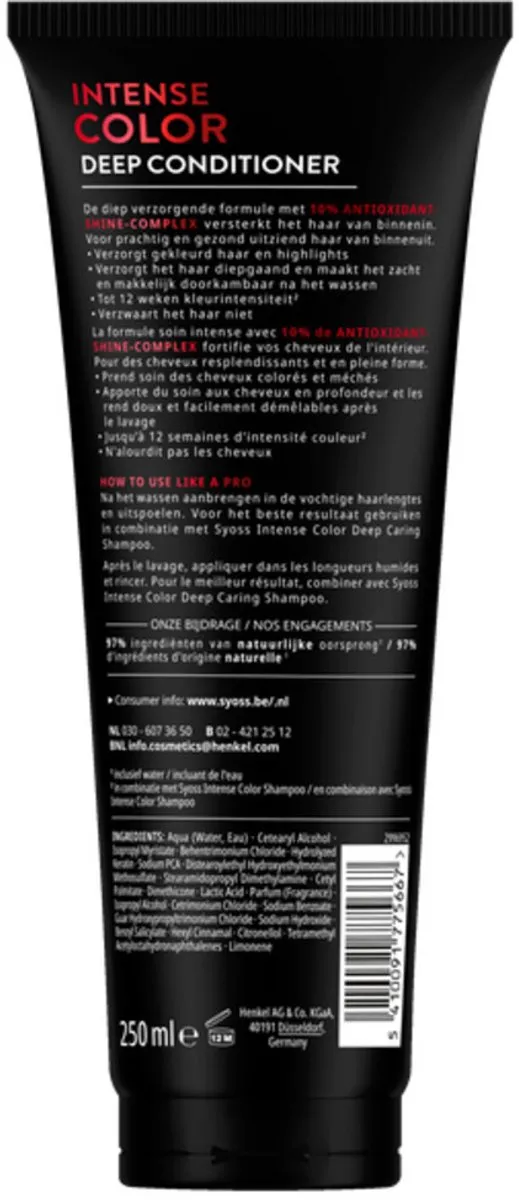 SYOSS Glans Conditioner 500ml - 2 Stuks