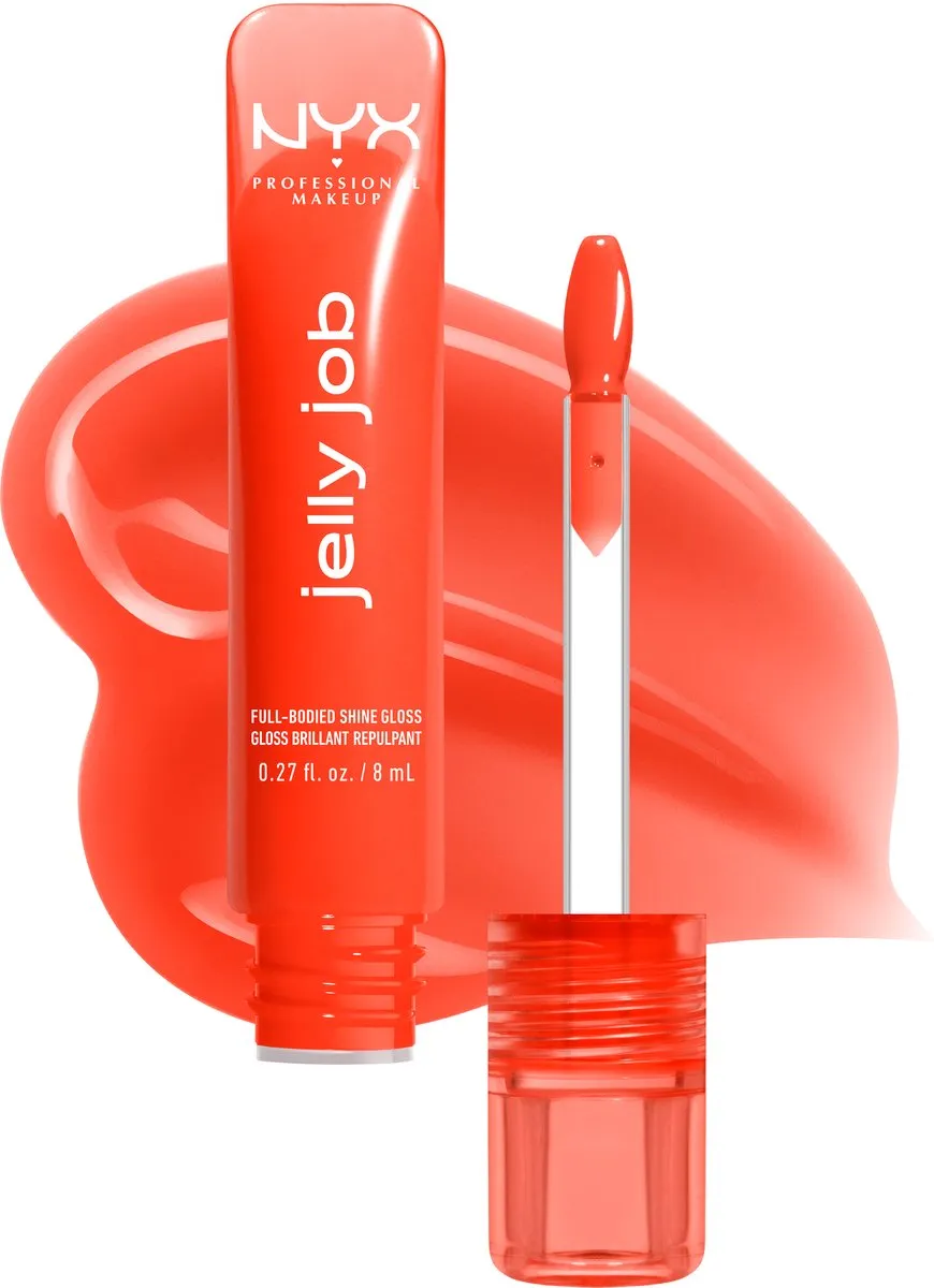 NYX Professional Makeup Jelly Job Lipgloss Orange Ya Jelly - 8ml
