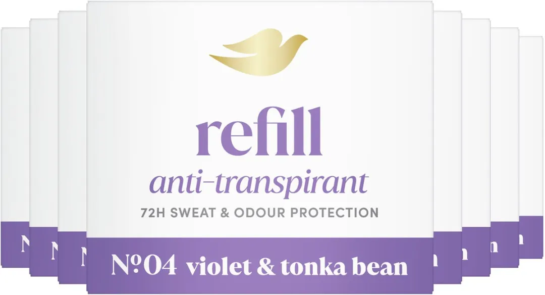 Dove Anti-Transpirant Navulling No. 4 Violet & Tonka Bean - 280ml