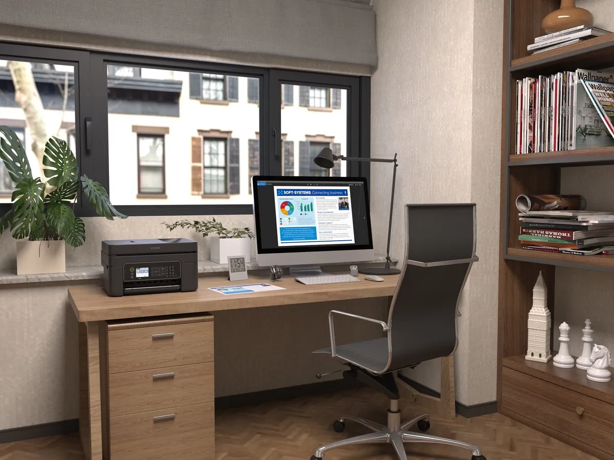 Epson Workforce WF-2950DWF All-In-One Printer - Zwart - afbeelding 6 van 6