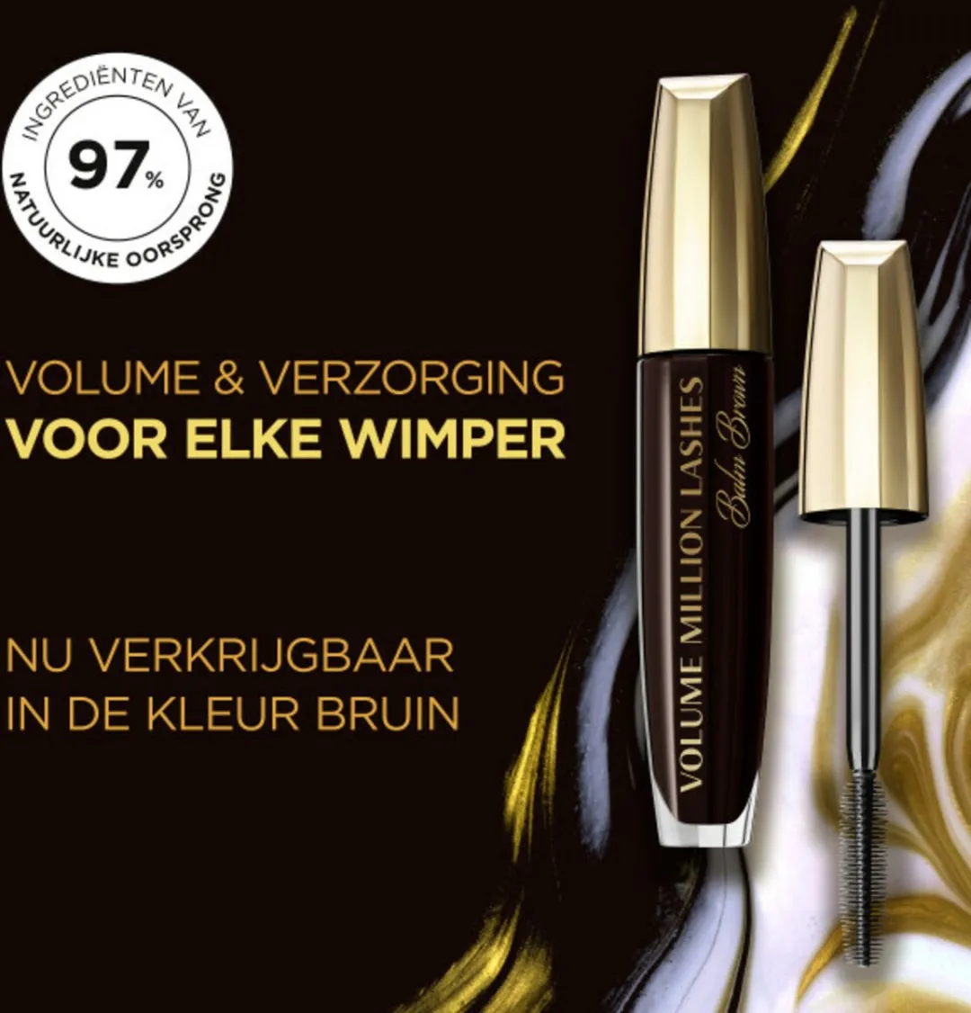 L'Oréal Paris Volume Million Lashes Mascara Bruin - 3x 8.7ml