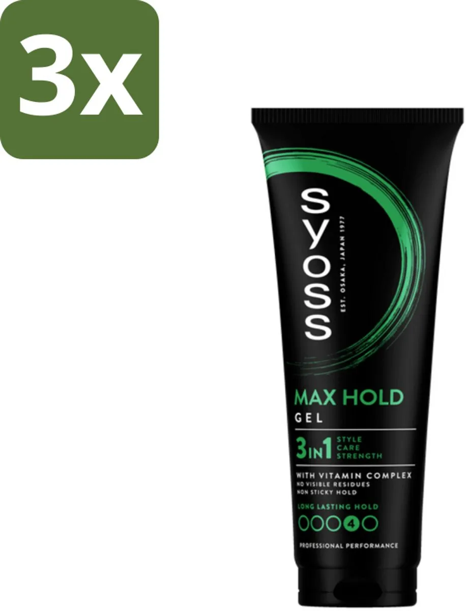 SYOSS Max Hold Haargel 250ml