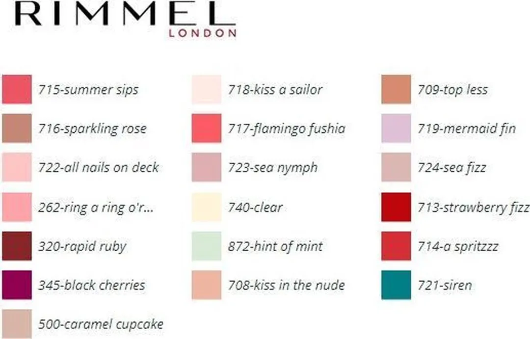 Rimmel London 60 Seconds Super Shine 730 Silver Bullet - 8ml