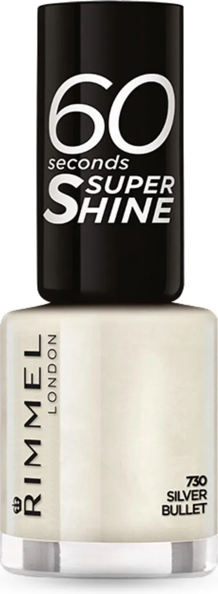 Rimmel London 60 Seconds Super Shine 730 Silver Bullet