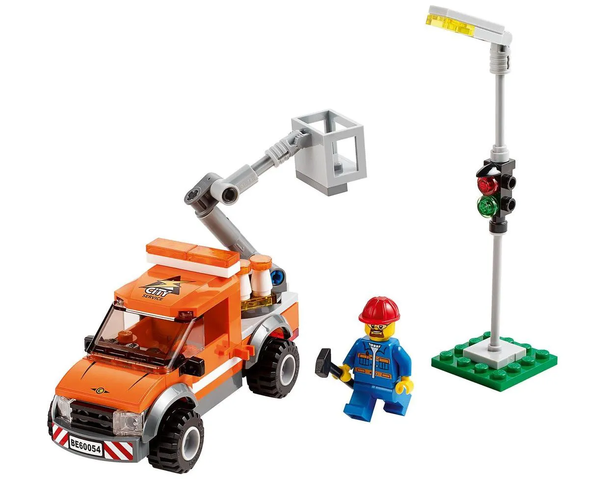 LEGO City Lantaarn Reparatietruck 60054 - Meerkleurig - afbeelding 4 van 6