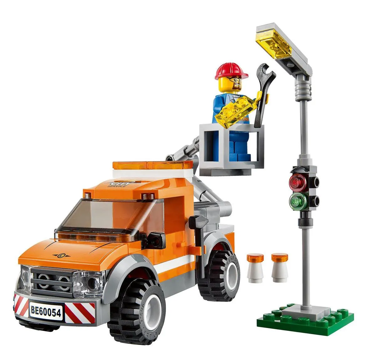 LEGO City Lantaarn Reparatietruck 60054 - Meerkleurig - afbeelding 5 van 6