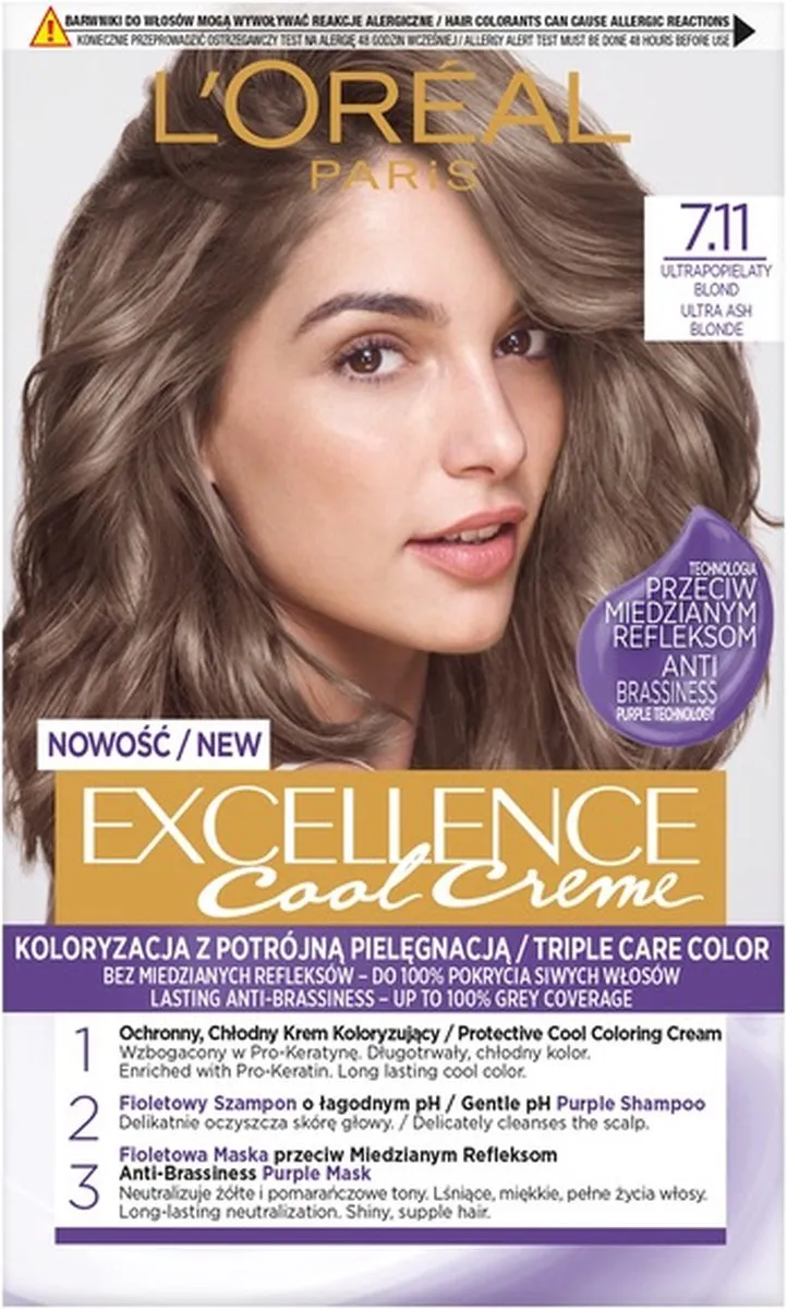 L'Oréal Paris Excellence Cool Creme 7.11 Ultra Blond