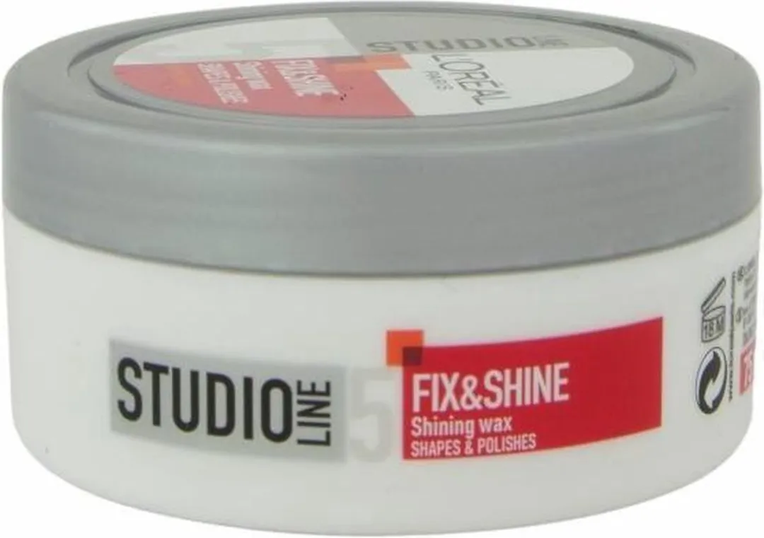 L'Oréal Paris Studio Line Fix & Shine High Gloss Wax 75ml - 6 Stuks