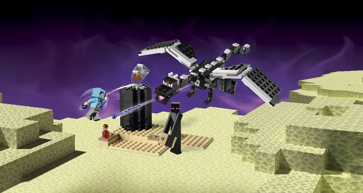 LEGO Minecraft Het Laatste Gevecht 21151 - 222 Stukken - Groen - afbeelding 5 van 6