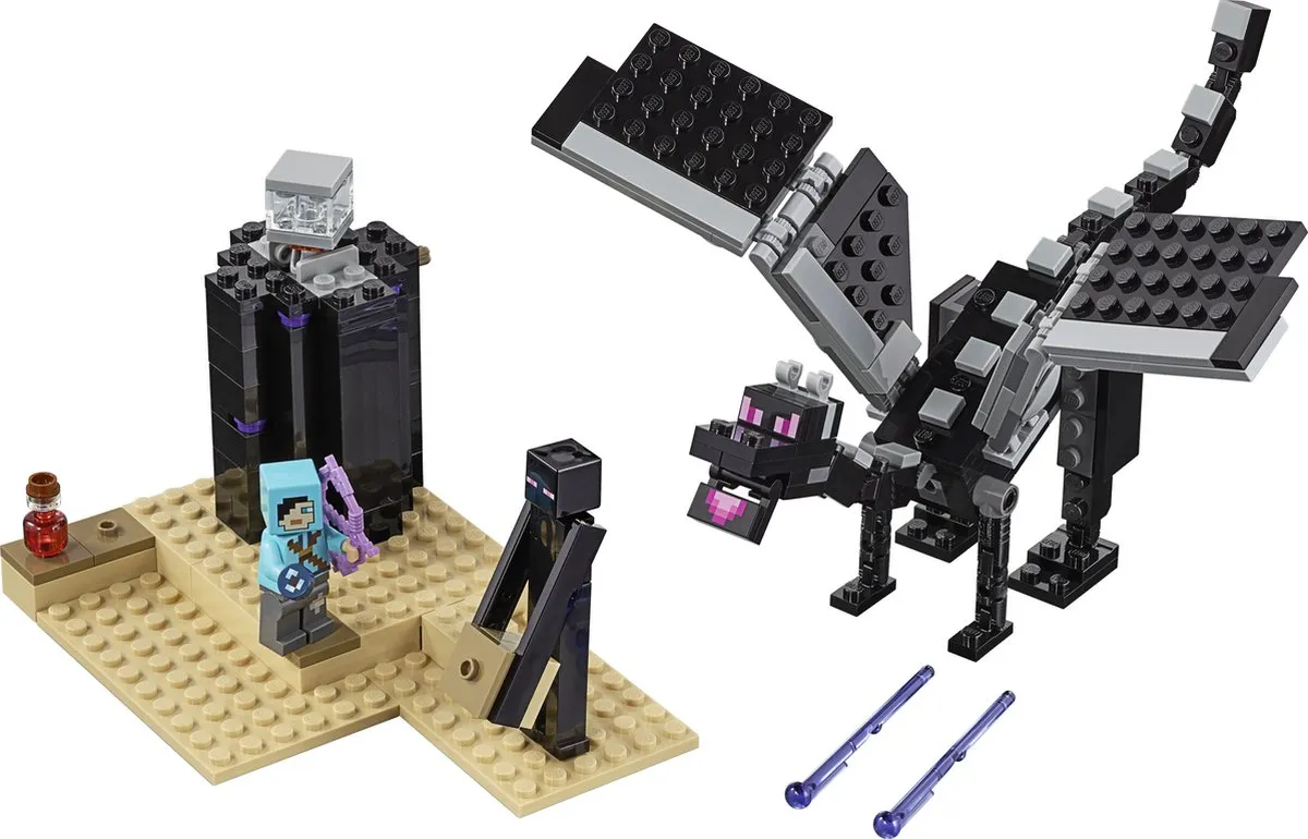 LEGO Minecraft Het Laatste Gevecht 21151 - 222 Stukken - Groen - afbeelding 3 van 6