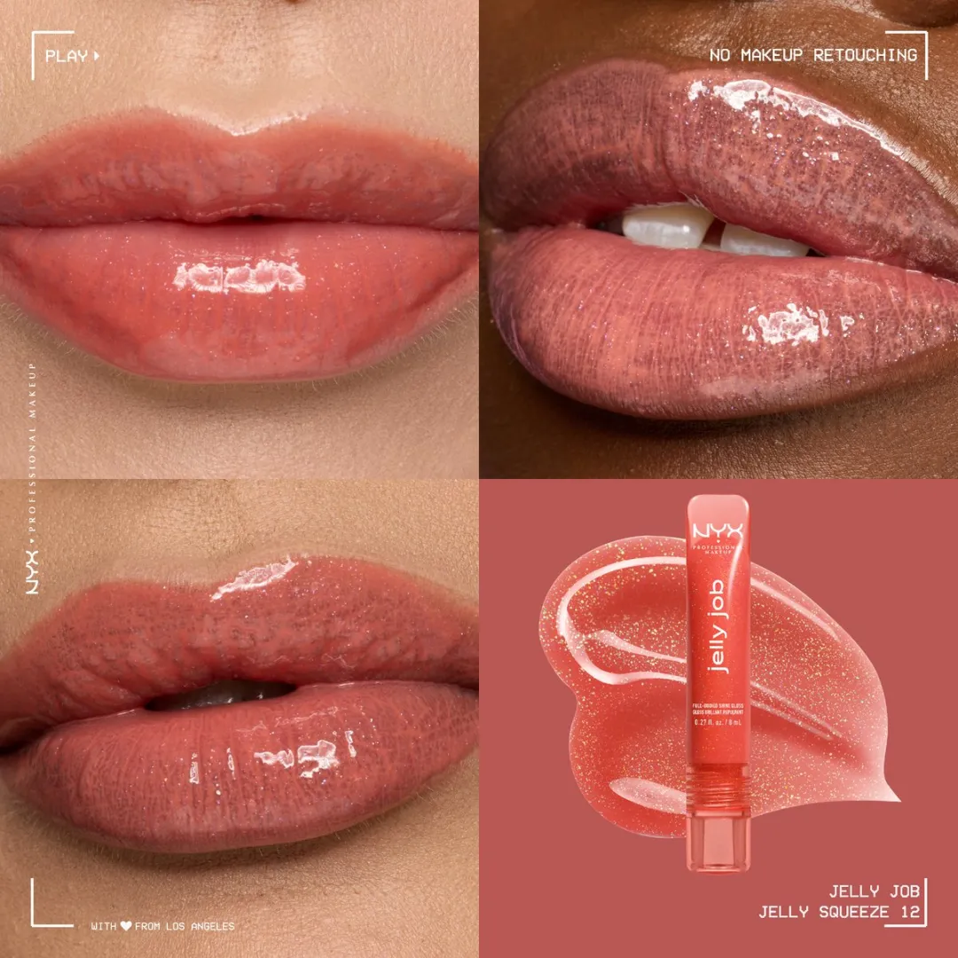 NYX Professional Makeup Jelly Job Lipgloss Jelly Squeeze - 8ml