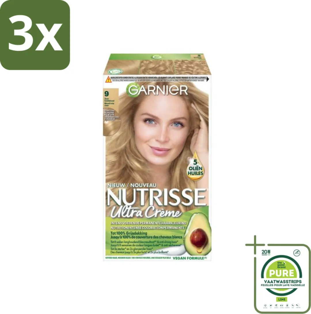 Garnier Nutrisse Ultra Crème 9 Zeer Lichtblond