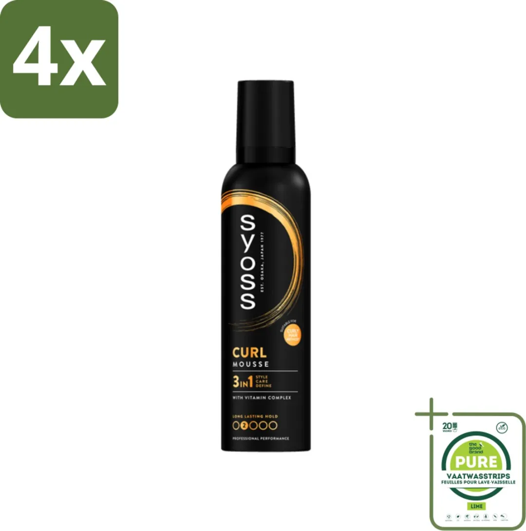 SYOSS Curl Anti-Pluis & Bounce Haarmousse 1000ml