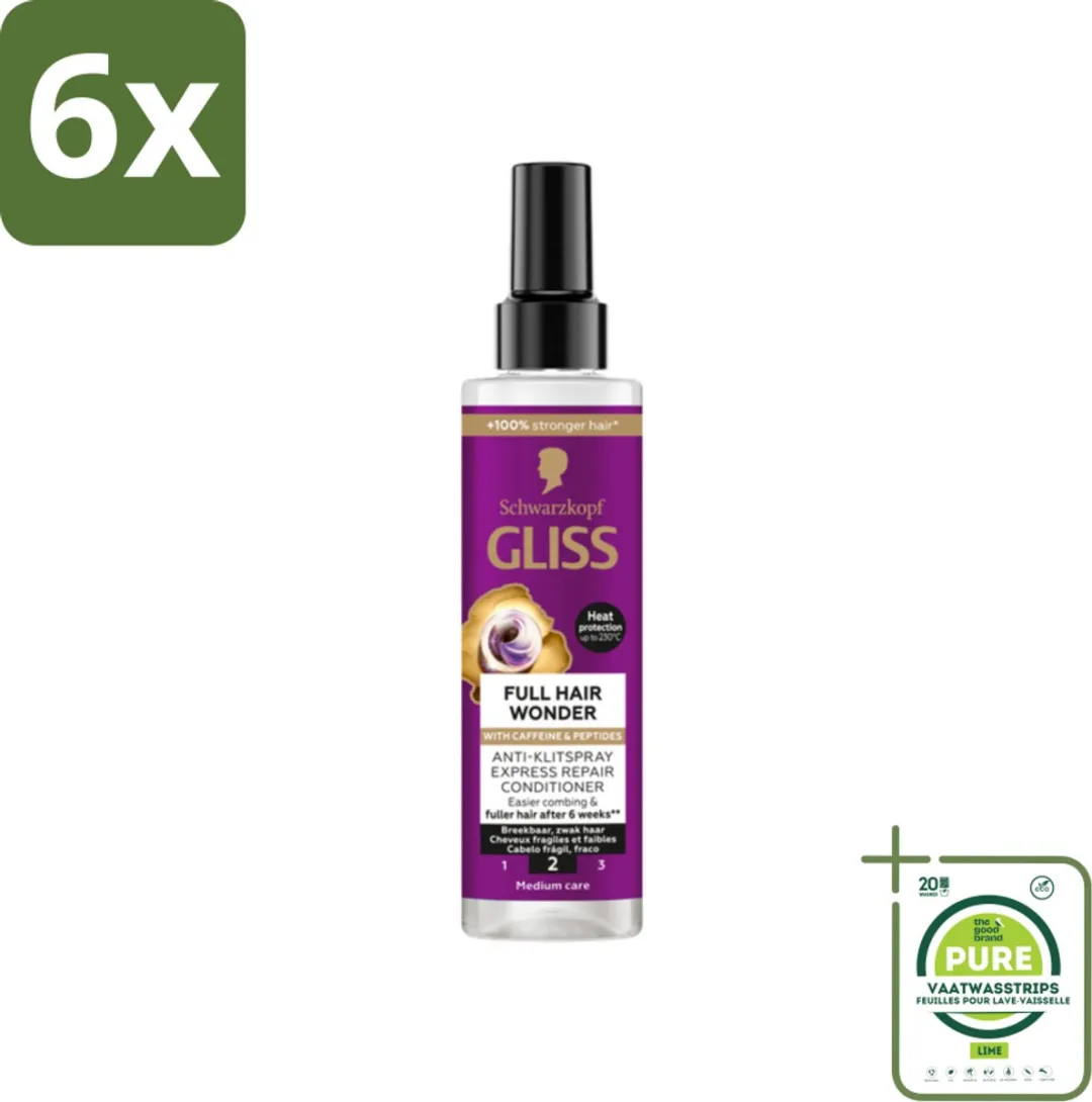 Schwarzkopf Gliss Anti-Klit Spray Full Hair Wonder 200ml