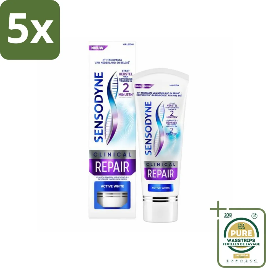 Sensodyne Clinical Repair Active White Tandpasta 375ml