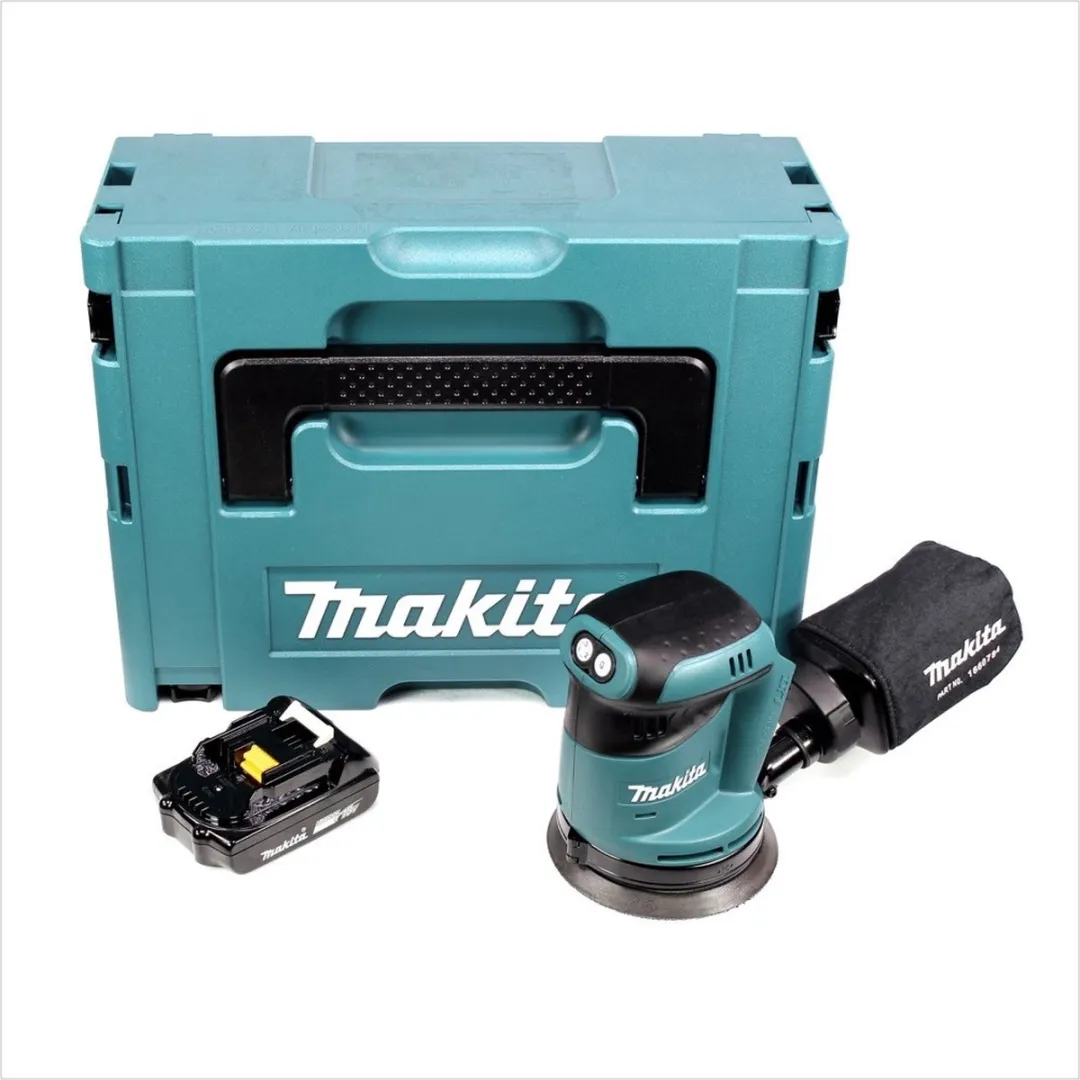 Makita DBO180Y1J Excentrische Schuurmachine 125mm - 1x 1.5Ah - afbeelding 3 van 6