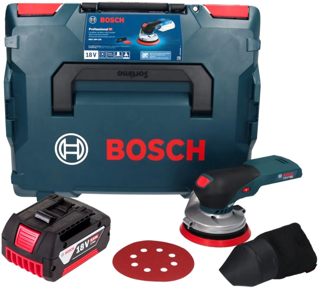 Bosch Professional GEX 18V-125 Excenterschuurmachine 125mm - 18V - 5.0Ah