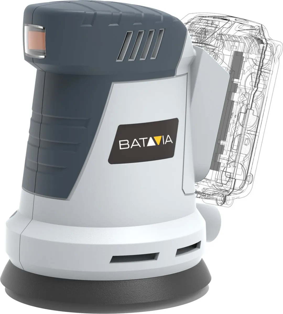 Batavia 18V Excentrische Schuurmachine 125mm 7063457 - 12.000 OPM