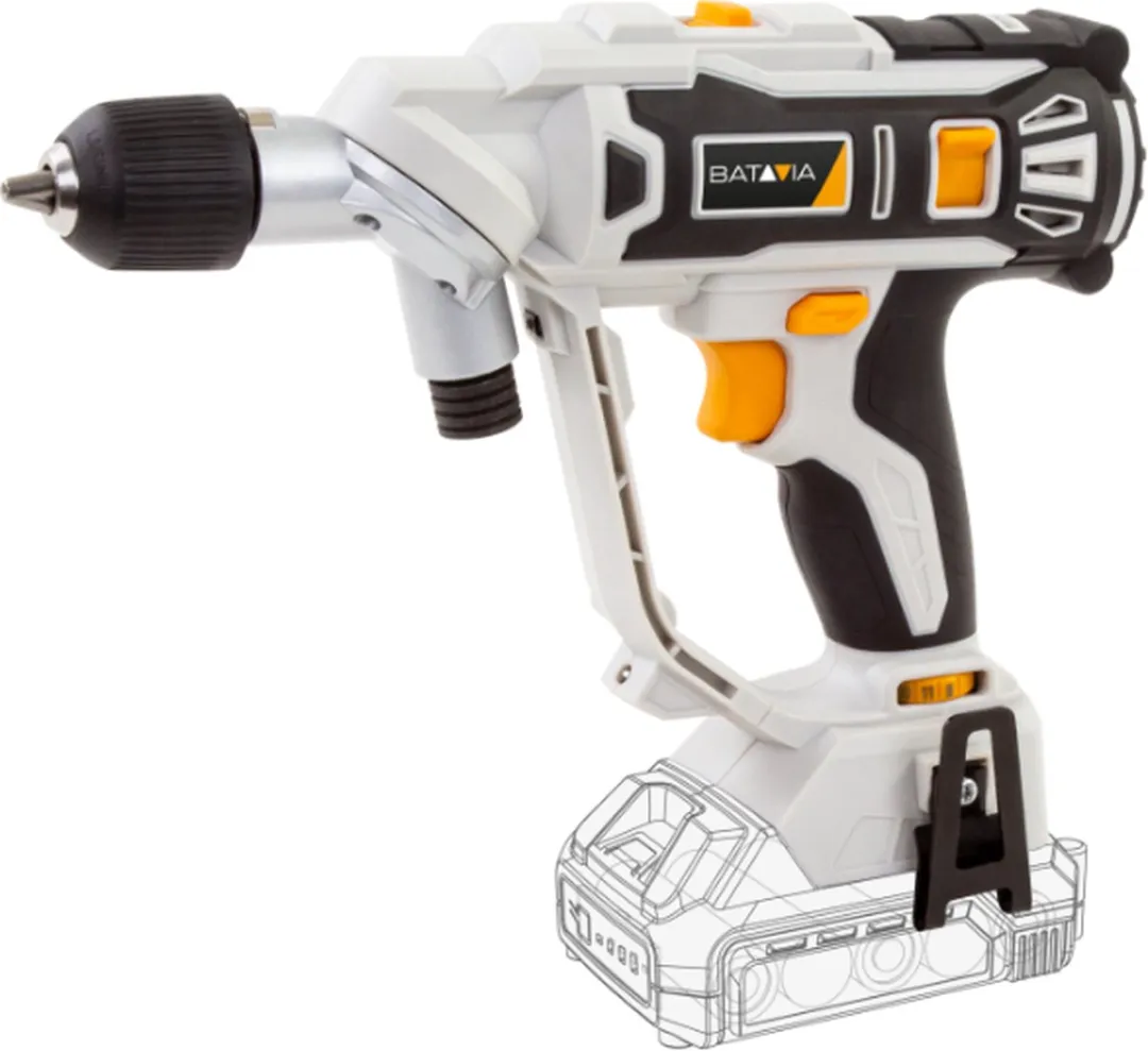 Batavia 7063778 18V Twin Drill Accuboormachine - 1500 RPM