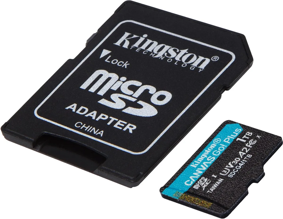 Kingston Canvas Go Plus SDCG4/1TB microSDXC - 1TB - 200/160 MB/s