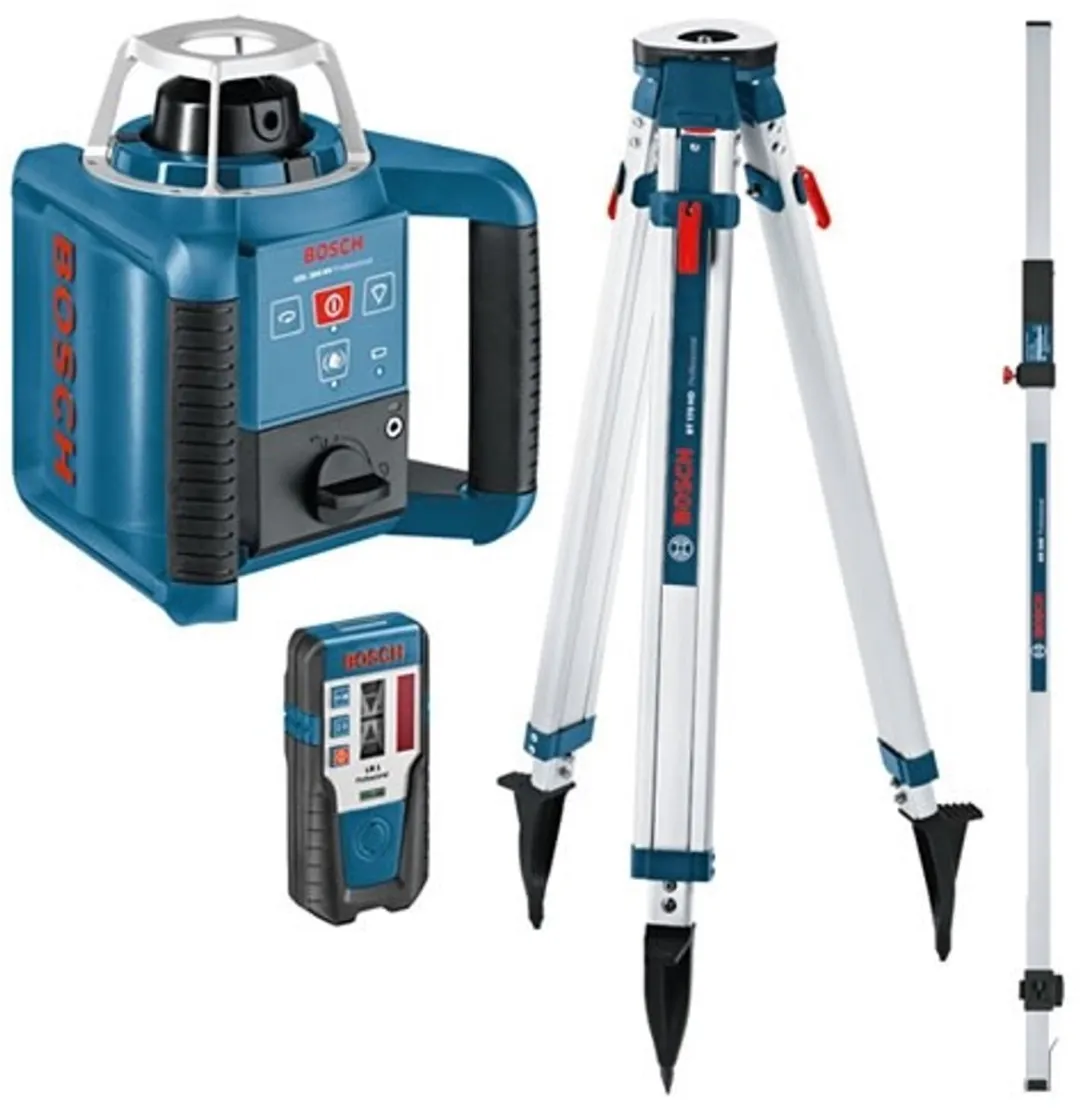 Bosch Professional GRL 300 HV Rotatielaser Set - Zwart/Zilver/Blauw