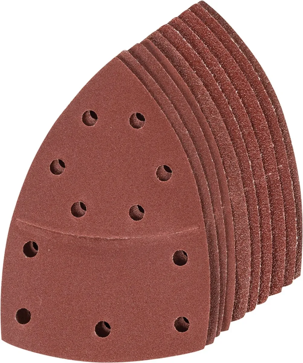 Silverline Klittenband Schuurvellen 105x152mm - 10 Stuks