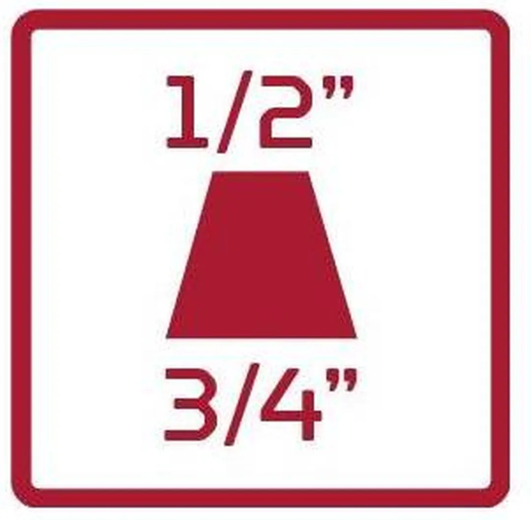 Gedore RED R77600010 Verloopstuk 1/2" - 3/4" (20mm) - 56mm