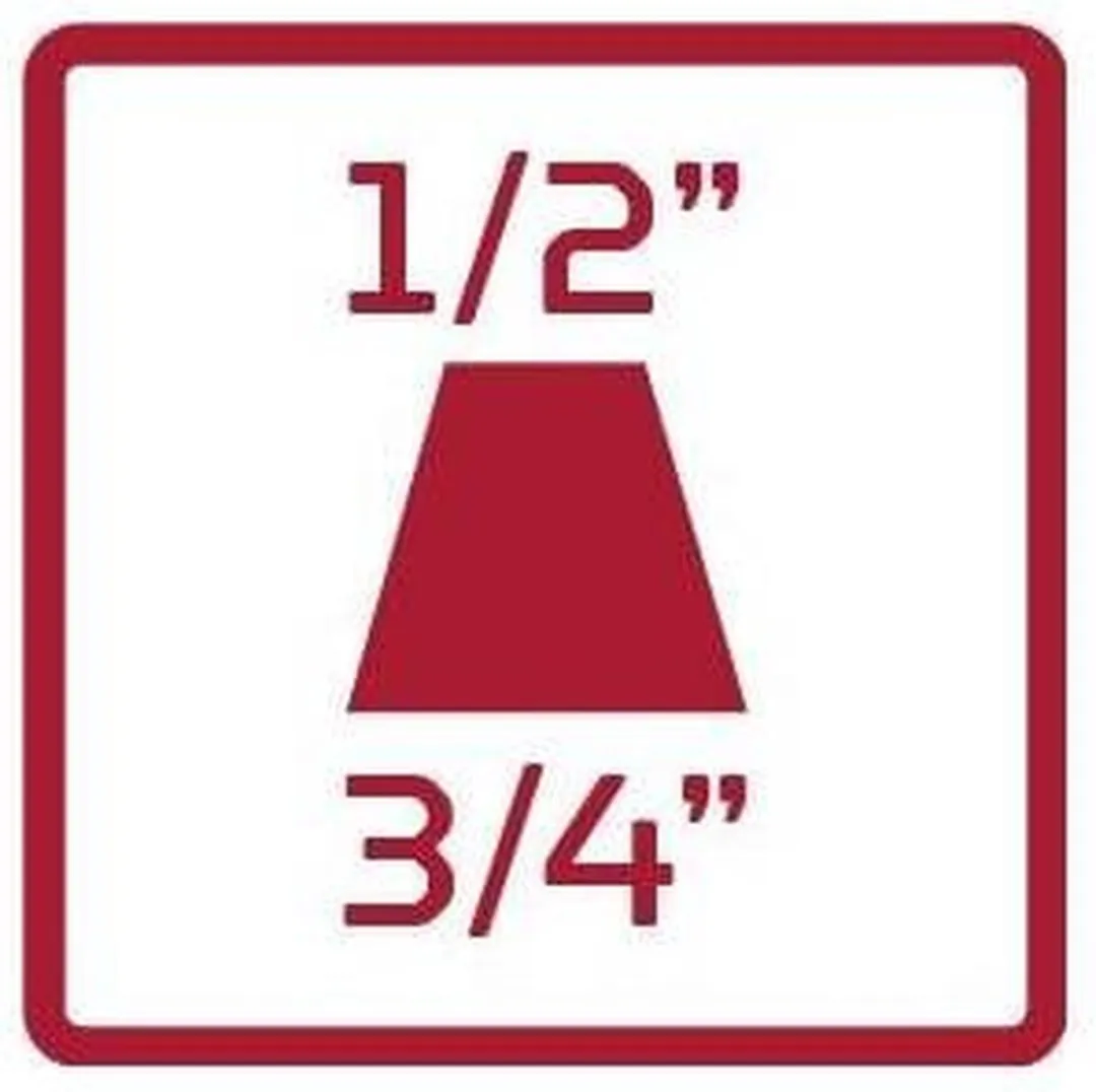 Gedore RED R77600010 Verloopstuk 1/2" - 3/4" (20mm) - 56mm