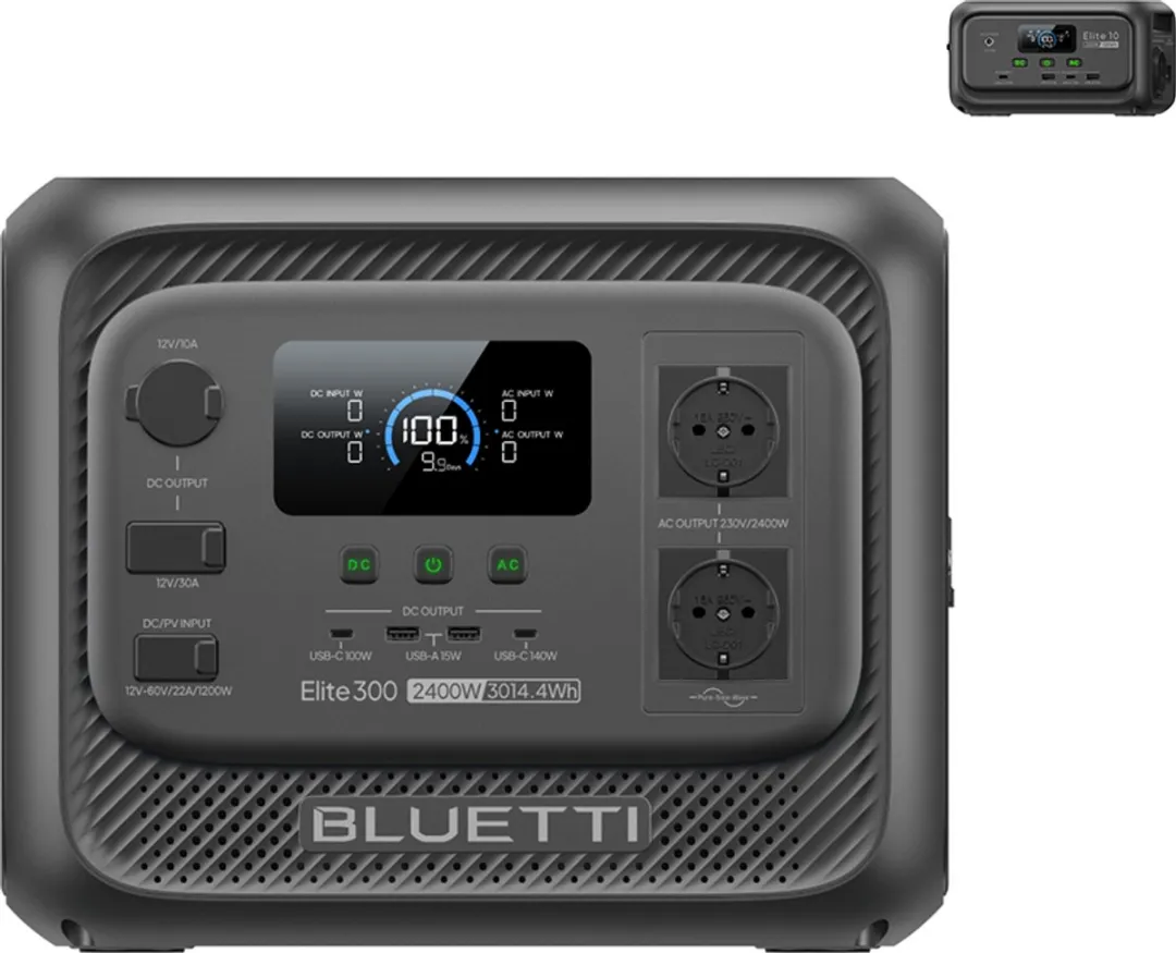 Bluetti Elite 300 Powerstation 3014Wh 2400W