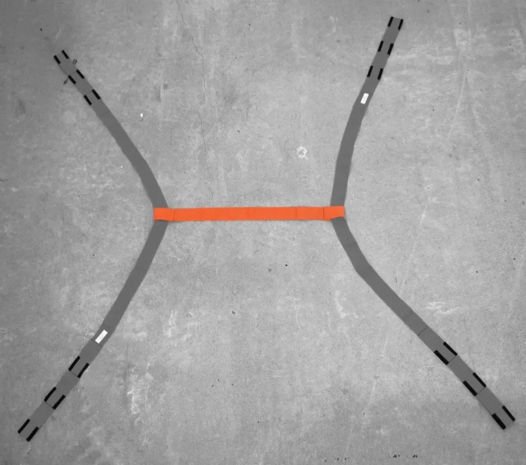 Batavia Box Strap Verlengband - 300kg - Oranje/Grijs