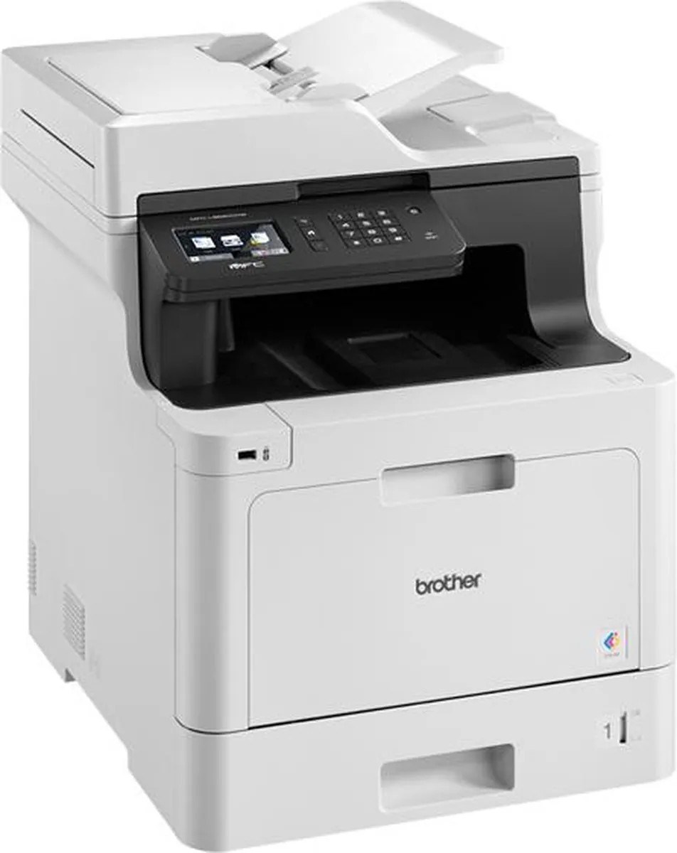 Brother MFC-L8690CDW All-In-One Laserprinter - 250 Vel - 25 ppm - Grijs/Wit