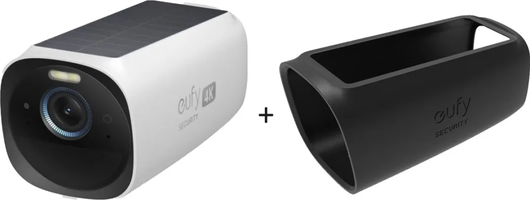 eufy Security eufyCam 3 4K Draadloze Beveiligingscamera - incl. black skin