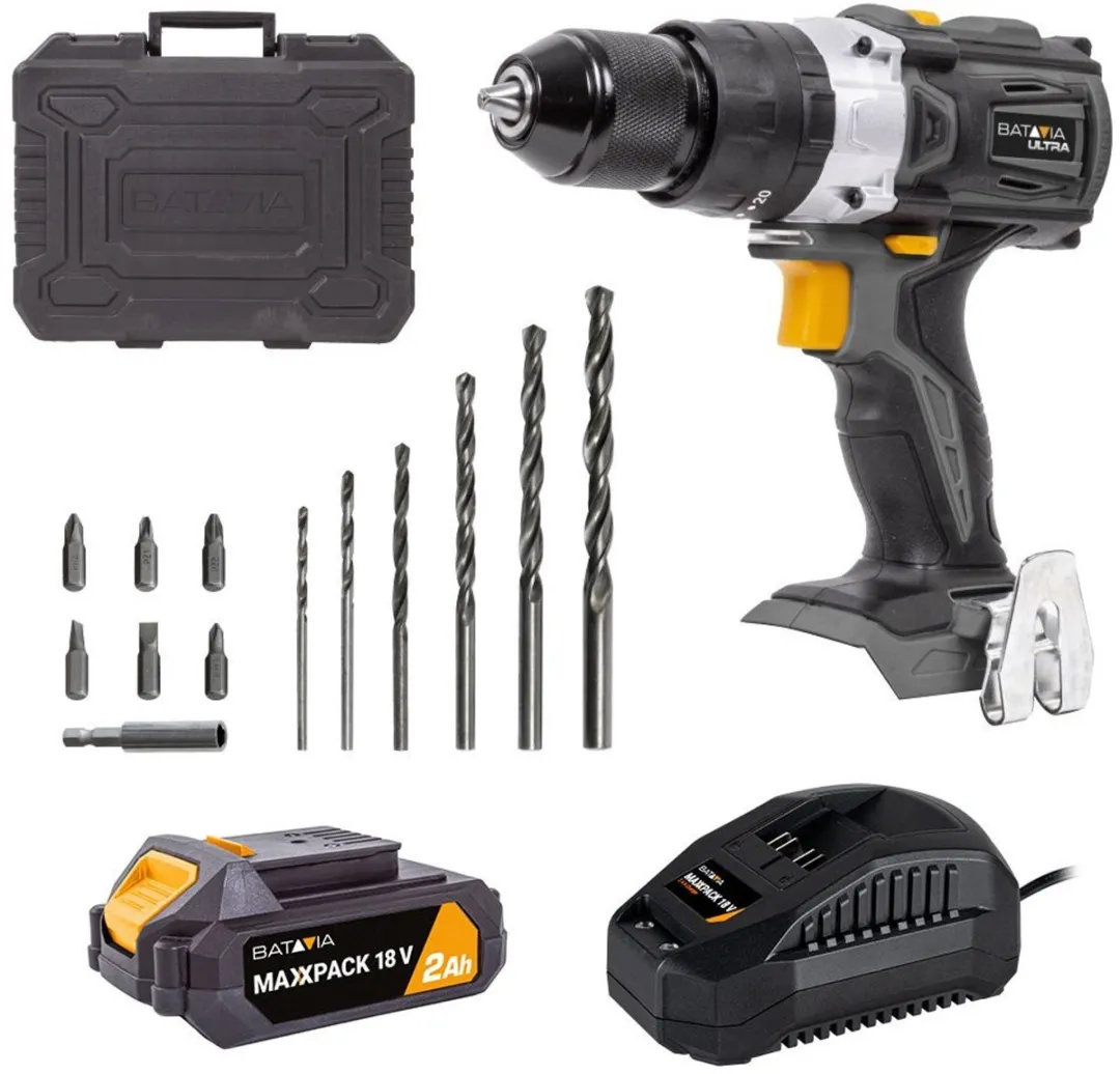 Batavia 18V Brushless Klopboormachine B8_7064545 - 60 Nm - 2000mAh - afbeelding 6 van 6