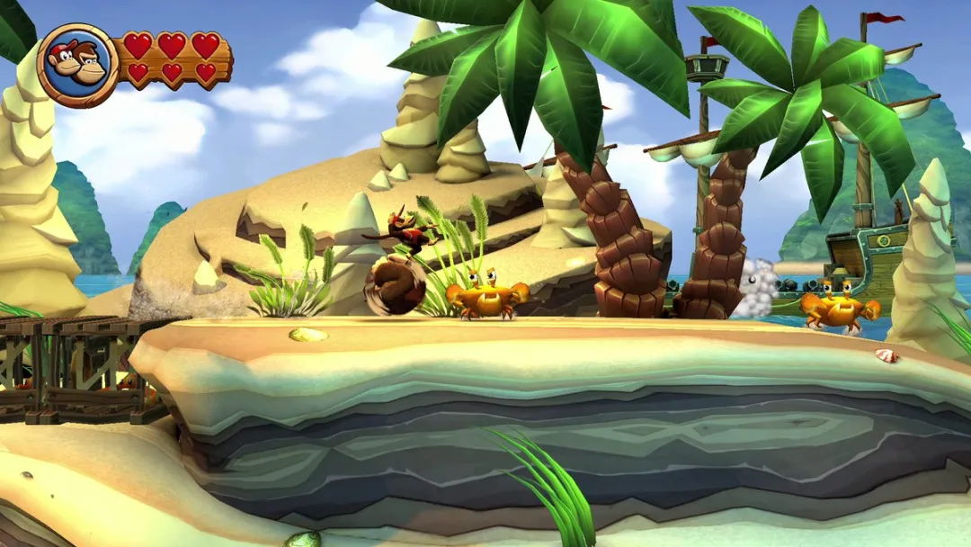 Nintendo Donkey Kong Country Returns - Franse Editie - afbeelding 6 van 6