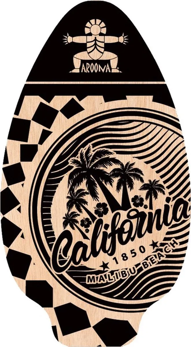 HOT Sports Skimboard Aroona 90x51cm - Multicolor