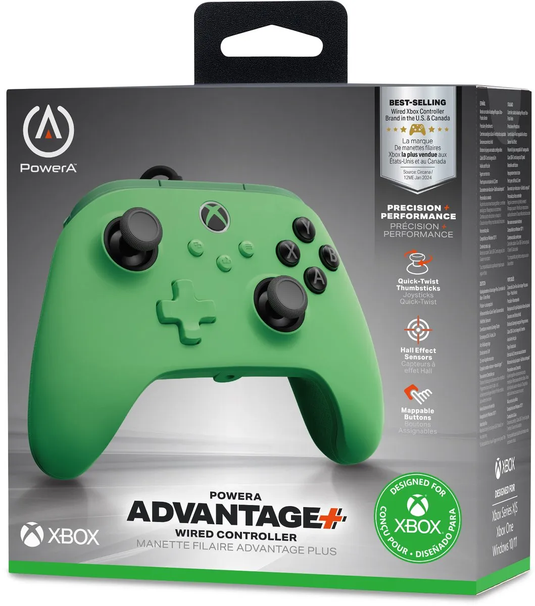 POWERA Advantage Plus XBGP0470-01 Bedrade Controller - Groen Meadow