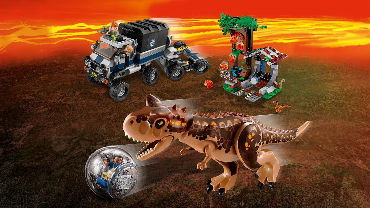 LEGO Jurassic World Gyrobolontsnapping Carnotaurus 75929 - 577 Stukken - afbeelding 5 van 6
