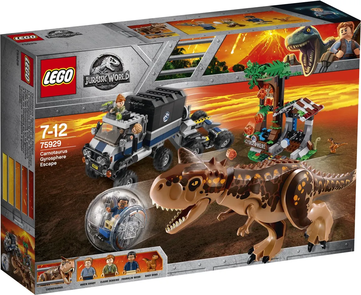 LEGO Jurassic World Gyrobolontsnapping Carnotaurus 75929 - 577 Stukken - afbeelding 4 van 6
