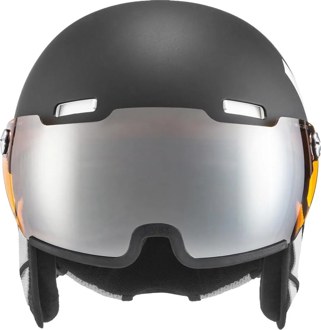 Uvex HLMT 500 Visor Skihelm - One Size - Zwart/Wit