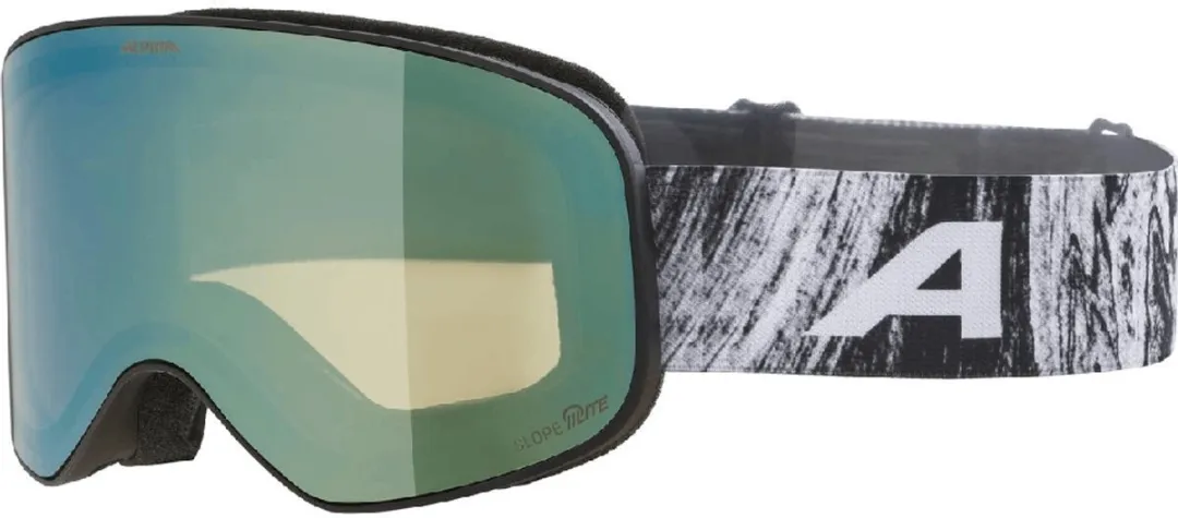 Alpina Slope Q-Lite Skibril 2025 - Zwart - Blauwe Lens