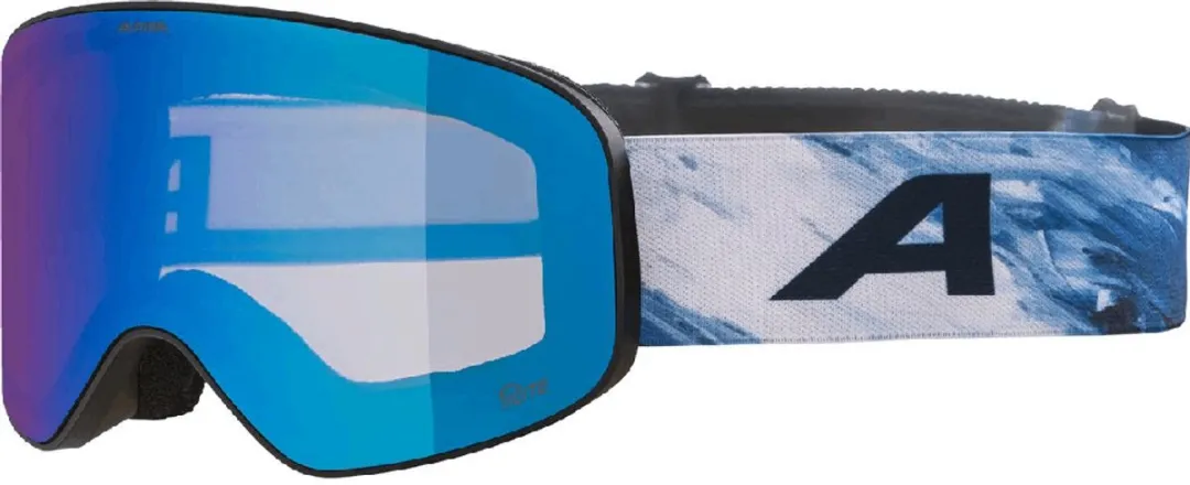 Alpina Slope Q-Lite Skibril 2025 - Zwart - Blauwe Lens